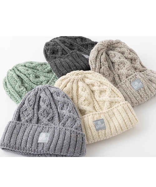 aran WOOLLEN MILLS（アランウーレンミルズ） ニット帽 ニットキャップ