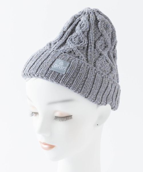 ウール　帽子 aran WOOLLEN MILLS（アランウーレンミルズ） ニット帽 ニットキャップ