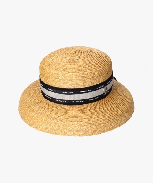 Chapeau d' O（シャポードオー） 帽子 ハット Straw-B Casablanca Logo