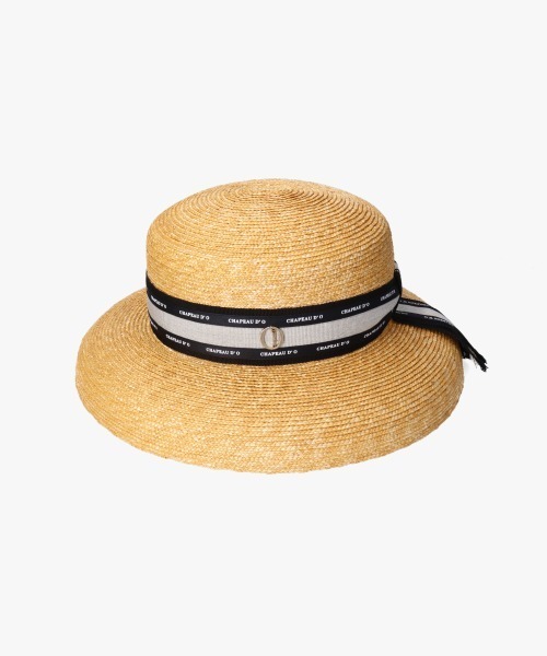 Chapeau d' O（シャポードオー） 帽子 ハット Straw-B Casablanca Logo