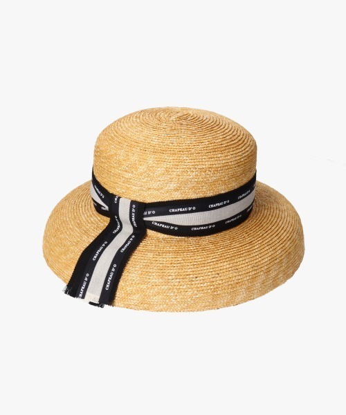 Chapeau d' O（シャポードオー） 帽子 ハット Straw-B Casablanca Logo