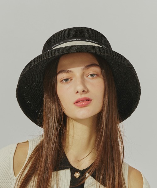 Chapeau d' O（シャポードオー） 帽子 ハット Straw-B Casablanca Logo