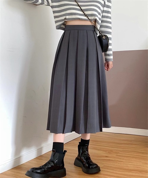 ストレスフリー‼︎上品なプリーツスカート FREE STYLISTS スカート 幅広プリーツスカート : ZOZOTOWN Yahoo