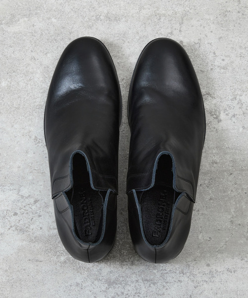 ブーツ PADRONE パドローネ / BL INNERGORE BOOTS インナーゴア レザーヒールブーツ / PU8394-1102 メンズの画像