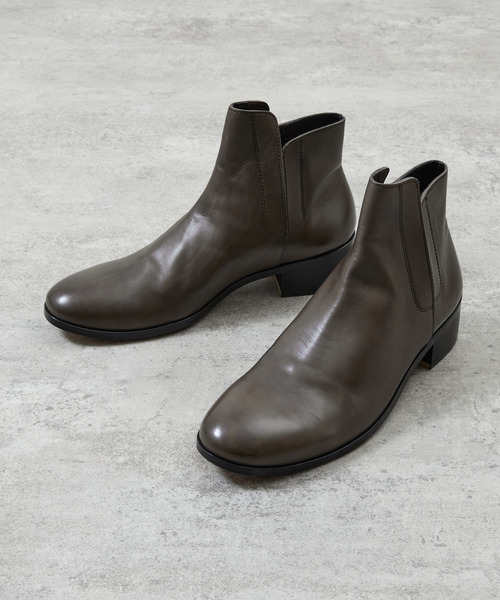 ブーツ PADRONE パドローネ / BL INNERGORE BOOTS インナーゴア レザーヒールブーツ / PU8394-1102 メンズの画像