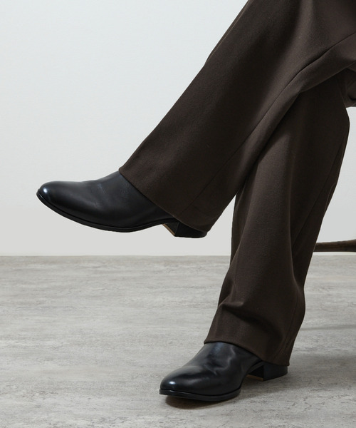 ブーツ PADRONE パドローネ / BL INNERGORE BOOTS インナーゴア レザーヒールブーツ / PU8394-1102 メンズの画像