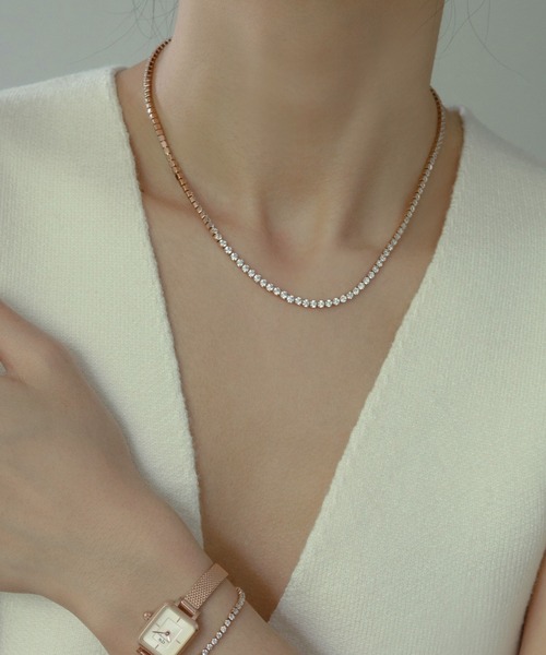 Daniel Wellington ネックレス 最新作！Tennis Necklace 煌めく