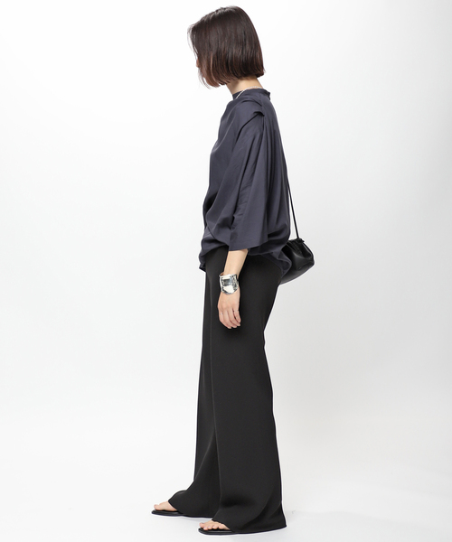 美品　AP STUDIO エラスティックパンツ AP STUDIO スラックス パンツ エラスティックパンツ レディース
