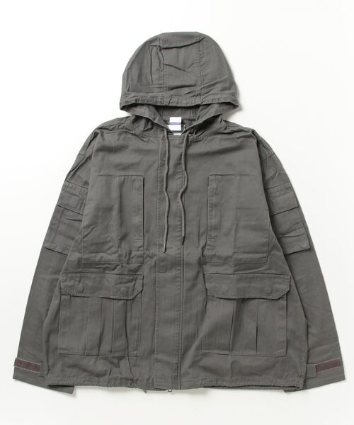 glamb モッズコート サイズ2 ミリタリー glamb（グラム）の「Denim High Neck Mods Coat / デニム