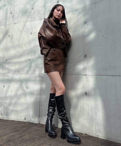hope様【美品】Yves Saint Laurヴィンテージ レザー スカート hope様【美品】Yves Saint Laurヴィンテージ レザー スカート