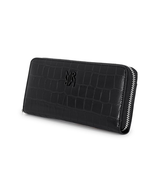 MURUA ラウンドファスナー長財布 クロコ MURUA 財布 MURUA(ムルーア)ラウンドファスナー長財布 MR-W1231