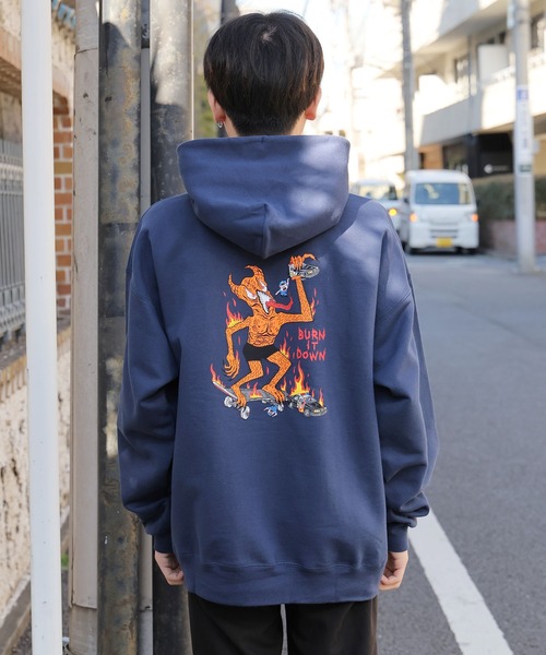 THRASHER パーカー THRASHER/スラッシャー Burn It Down Hoodie