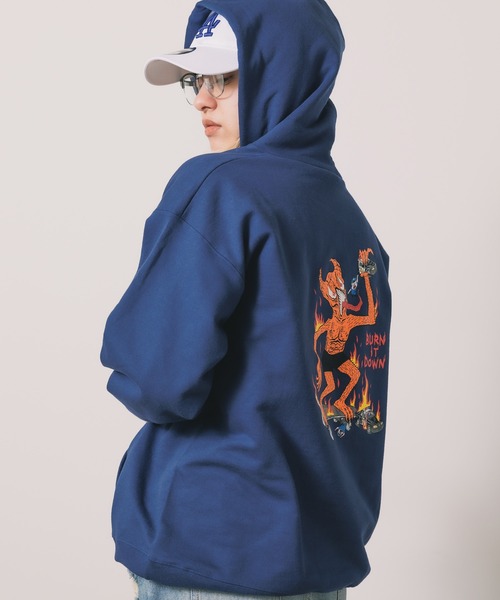 THRASHER パーカー THRASHER/スラッシャー Burn It Down Hoodie