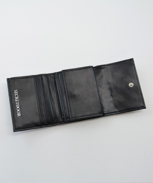 SecretDoor 財布 三つ折り財布 ミニ財布 ボックスコイン