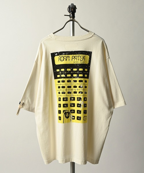 tシャツ 「ADAMPATEK/アダムパテック」tie-dye embroidery short sleeve / 刺繍入り タイダイオーバーサイズT ADAM PATEK(アダムパテック)】tie-dye embroidery short sleeve