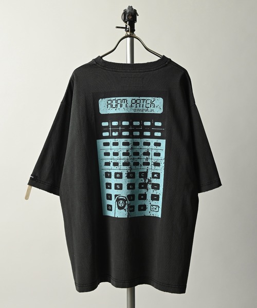 tシャツ 「ADAMPATEK/アダムパテック」calculator short sleeve pigment/カリキュレータープリントピグメントTシ