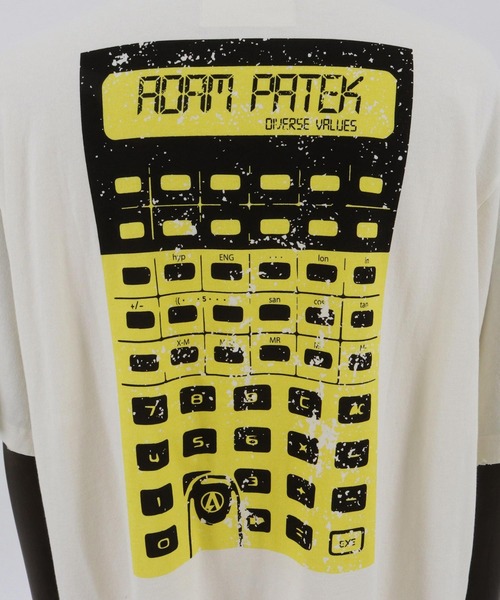 ADAM PATEK アダムパテック カーディガン サイズ2 ADAMPATEK/アダムパテック】calculator short sleeve pigment