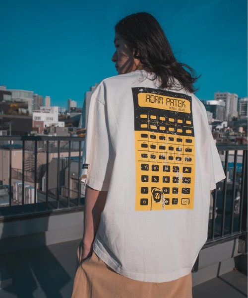 tシャツ 「ADAMPATEK/アダムパテック」calculator short sleeve pigment/カリキュレータープリントピグメントTシ ADAMPATEK/アダムパテック】calculator short sleeve pigment
