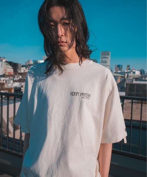 tシャツ 「ADAMPATEK/アダムパテック」calculator short sleeve pigment/カリキュレータープリントピグメントTシ ADAMPATEK/アダムパテック】calculator short sleeve pigment