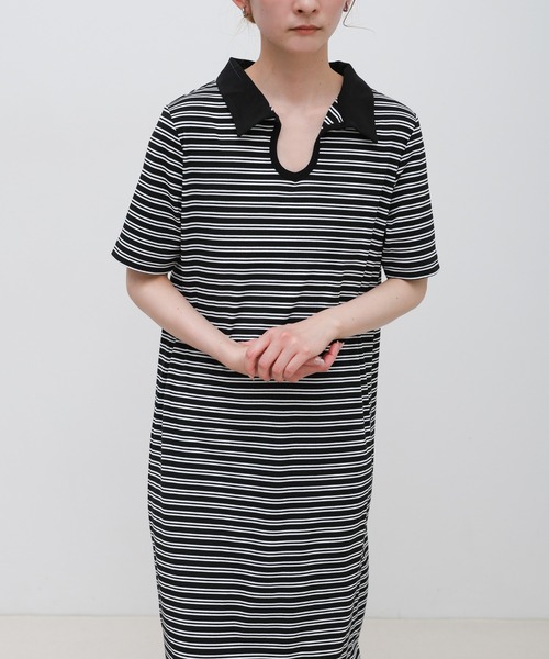 select MOCA（セレクトモカ） ワンピース 半袖 「定番」テレコロング