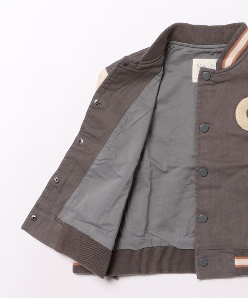 ベビー 「Bs」「it」「Rylee＋Cru」VARSITY JACKET || SLATE_3