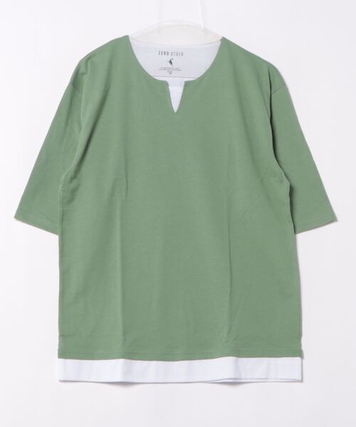 【汗染みの目立ちにくいTシャツ ZEROSTAIN/ゼロステイン】クルーネックTシャツ 防汚 ＵＶカット