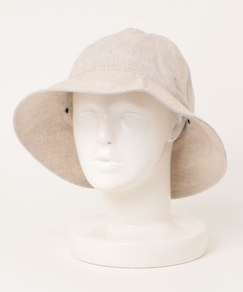 polcadot 帽子 ハット Linen Bell Hat / リネン ベルハット
