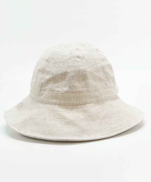 polcadot 帽子 ハット Linen Bell Hat / リネン ベルハット