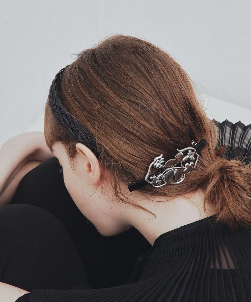 IRIS47 カチューシャ ブラック ベロア調 IRIS47 カチューシャ 「IRIS47」Lee headband / リー ヘッド