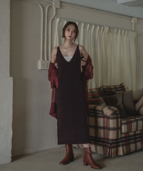 mideal ワンピース iline knit camisole onepiece / アイライン