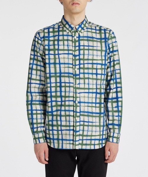 PS Paul Smith シャツ Spray Check” ボタンダウンシャツ