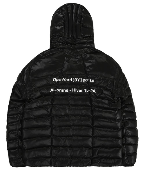 ★OY★CURVED ZIPPER LIGHTWEIGHT PUFFER JACKET - L.GREY★人気 ☆OY☆CURVED ZIPPER LIGHTWEIGHT PUFFER JACKET - L.GREY☆人気