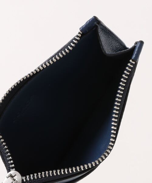 coachブラックレザー カードケース ジッパー付き BPF03_CZ499 BLK_BLACK00