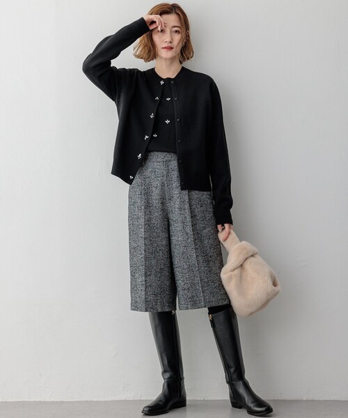 タグ付き未使用品☆ セオリー　ワンショルダー　ウールニット　S ブラック 23区（ニジュウサンク） ニット セーター 「滝沢眞規子さん着用