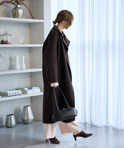 BABYLONE（バビロン） ステンカラーコート コート リバーダブルロング