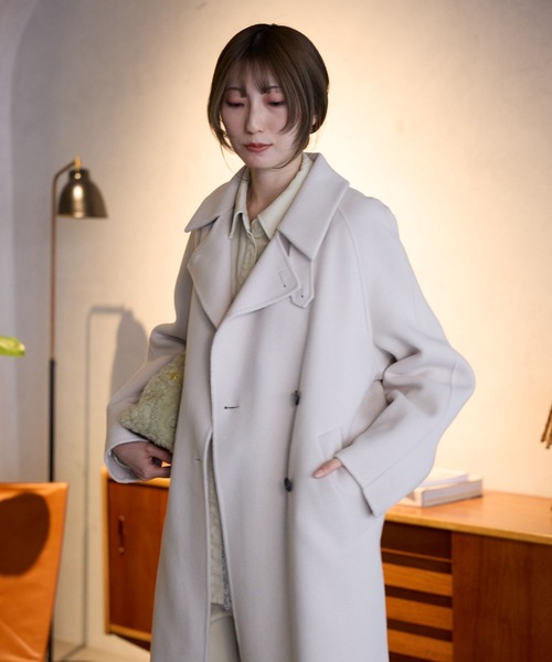 BABYLONE（バビロン） ステンカラーコート コート リバーダブルロング