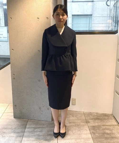 コート アウター 立体ペプラムジャケット レディース : ZOZOTOWN Yahoo