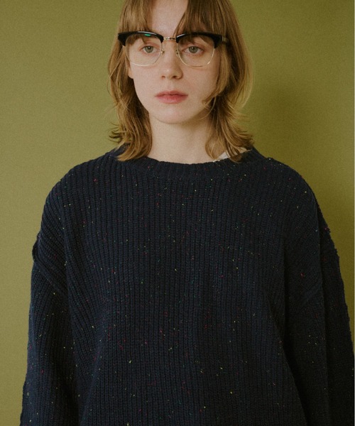 BROKEN BASE（ブロークンベース） セーター ニット ドローコードカラー