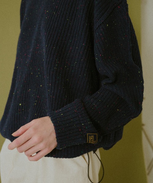 Y2K CPG ドローコード　ニット　セーター BROKEN BASE（ブロークンベース） セーター ニット ドローコードカラー