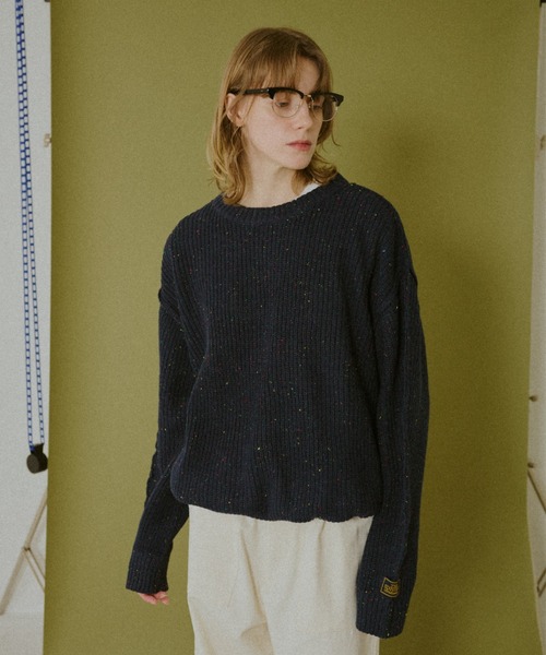 Y2K CPG ドローコード　ニット　セーター BROKEN BASE（ブロークンベース） セーター ニット ドローコードカラー