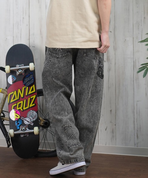 SANTA CRUZ（サンタクルーズ） ワイドパンツ パンツ 「ムラサキ