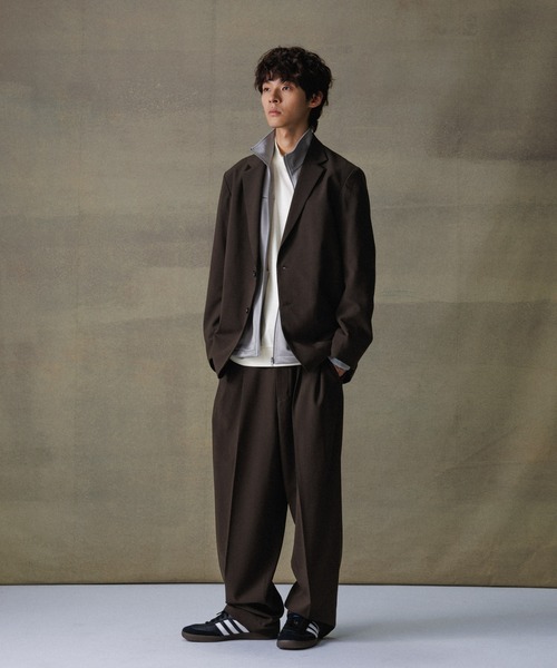 【最終価格　美品】アダムエロペ　Chambrerワイド スラックス 2023AW ADAM ET ROPE' スラックス 「Chambrer」ワイド テーパード