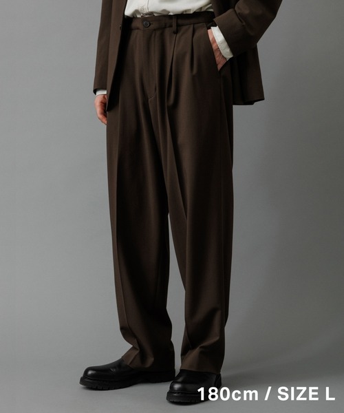 LIMI feu ワイドテーパードクロップドスラックス LIMI feu ワイドテーパードクロップドスラックス LIMI feu