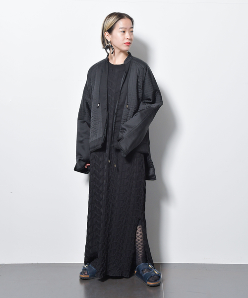 CITYSHOP」 長袖ワンピース 38 ブラック レディース : 89429298 