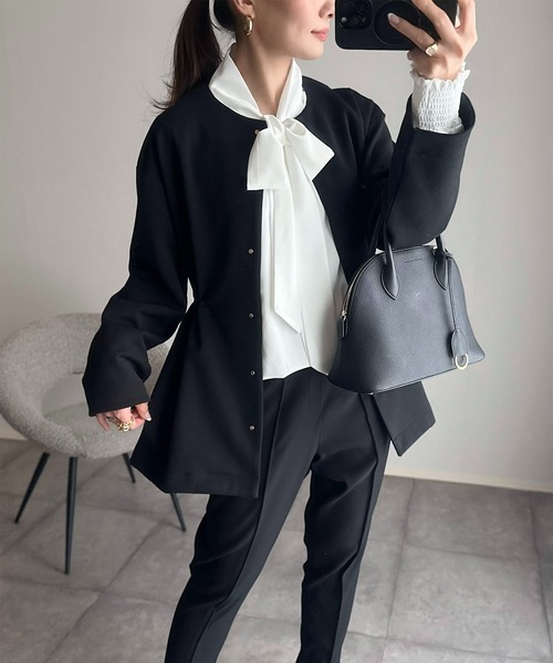Emma Taylor(エマテイラー) ノーカラーコート コート 入学式 入園式 Emma Taylor(エマテイラー) ノーカラーコート コート 入学式 入園式