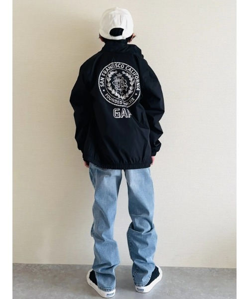 GAP キッズ130 アウター【未使用】 GAP ブルゾン ジャンバー アウター GAPロゴ ウィンドブレーカー