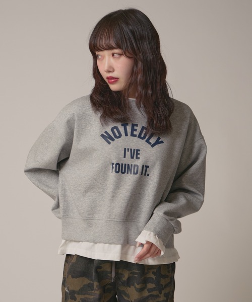 BLANK（ブランク） トレーナー スウェット Layered Logo Sweat / 重ね