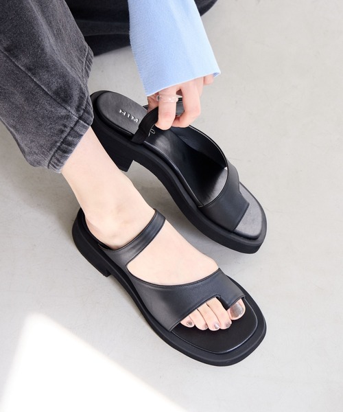 【超美品】PURO SECRET サンダル プーロ プラットフォーム PURO SECRET サンダル 白 プーロ プラットフォーム イタリア製