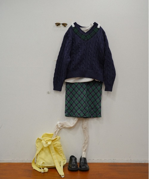 common gull products. スカート 45°のチェックスカート : ZOZOTOWN