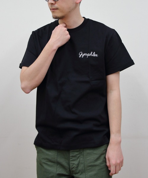 ジムフレックス Gymphlex クルーネック ショートスリーブ Tシャツ #GY-C0441 DDH SS25 CREW NECK S S T-SHIRT メンズ CHARCOAL(BEIGE) 正規取扱店 GYMPHLEX tシャツ Gymphlex/ジムフレックス クルーネック